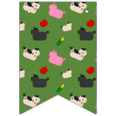 Oink Oinkはこちら バンティングフラッグ (第3の旗)