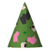 Oink Oinkはこちら パーティーハット (裏面)