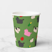 Oink Oinkはこちら 紙コップ (裏面)