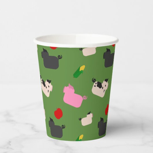 Oink Oinkはこちら 紙コップ (左)