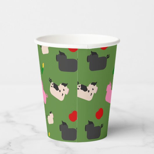 Oink Oinkはこちら 紙コップ (右)