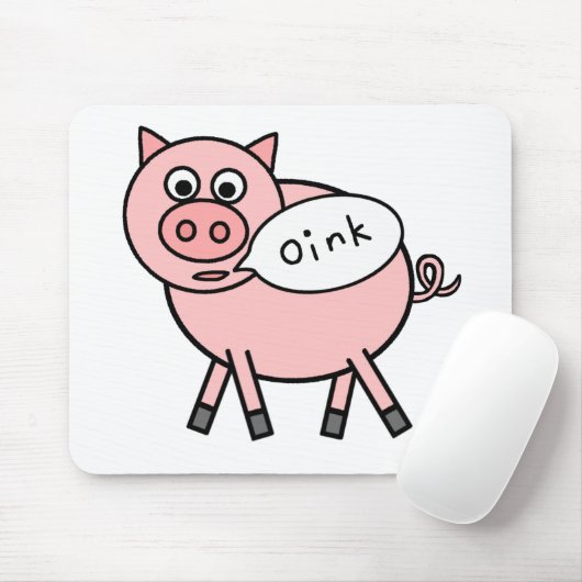 Oink Oinkブタ マウスパッド (マウス)