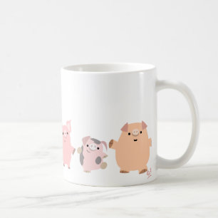 Oinkyのマグ2: 嬉しい束 コーヒーマグカップ