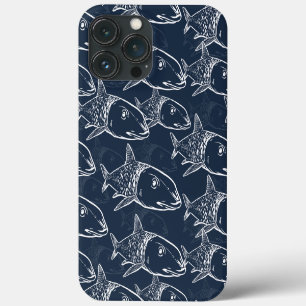 Oio -ハワイアンボニーフィッシュプリントパターン iPhone 13 pro maxケース