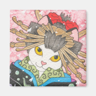 Oiranの子猫 マグネット