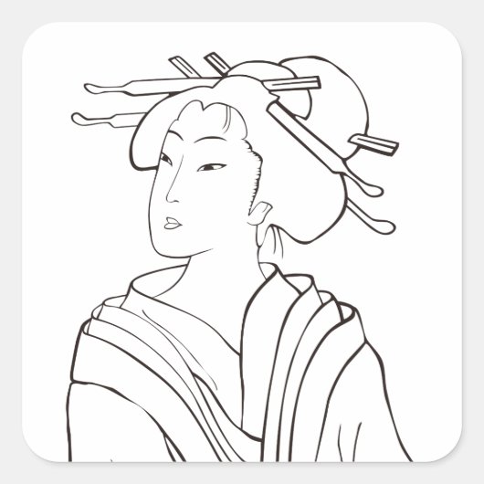 Oiran スクエアシール (正面)