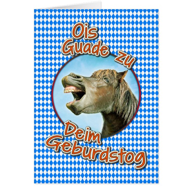 Ois Guade zu Deim Geburdstog (正面)
