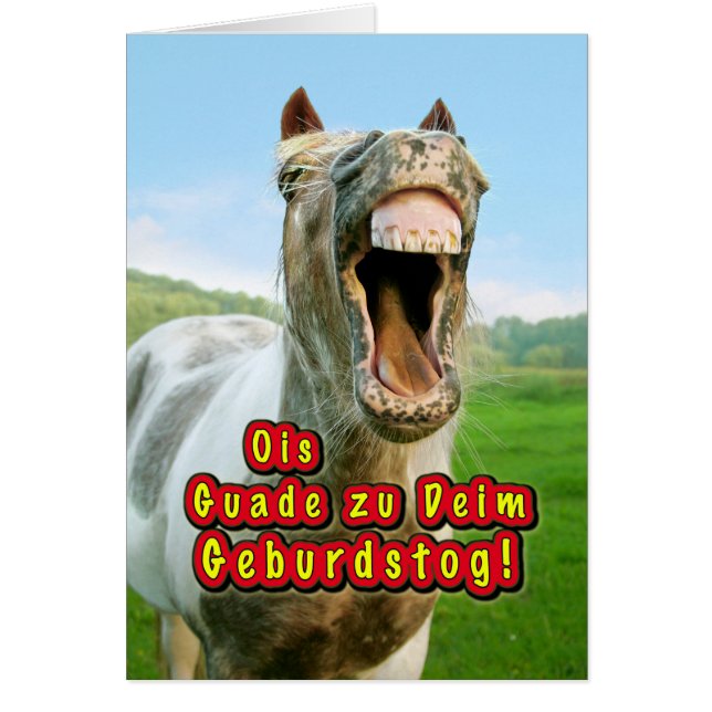 Ois Guade zu Deim Geburtstog! (正面)