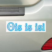 Ois is isi Bayern bayrisch bayerisch Bavaria バンパーステッカー (車上)