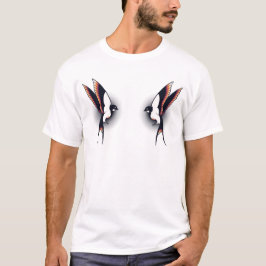 Oiseaux style traditionnel old-school tattoo tシャツ