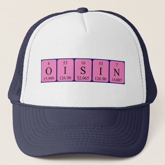 Oisin定期的なテーブル名hat キャップ (正面)