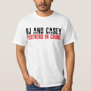 OJシンプソンおよびSH Caseyアンダーソンの共犯者 Tシャツ