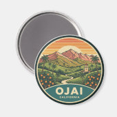 Ojai California マグネット (正面/裏面)