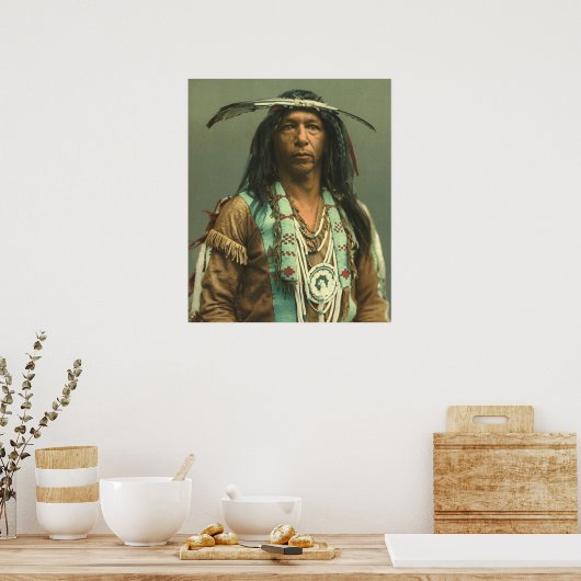 Ojibwa Brave、Arrowmaker ポスター (キッチン)