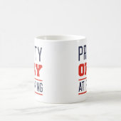 OKかわいらしアットランニング コーヒーマグカップ (中央)