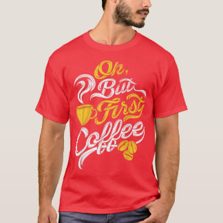 Okが最初のコーヒおもしろいーラバー誕生日Ou Tシャツ