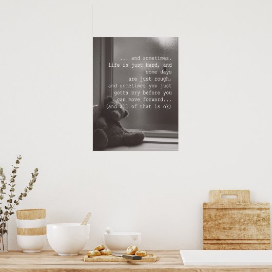 OKじゃなくてもいいのポスター勇気付けられる引用文 ポスター (キッチン)