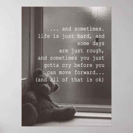 OKじゃなくてもいいのポスター勇気付けられる引用文 ポスター (正面)