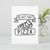 Okだが最初のピザ サンキューカード (スタンド正面)