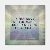 OKになる感動的引用文 マグネット (正面)