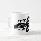 OKのフリはしないほうがいいよ。 コーヒーマグカップ (正面左)