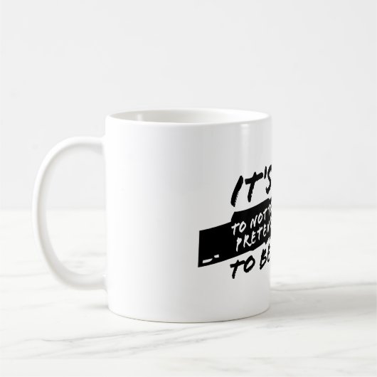 OKのフリはしないほうがいいよ。 コーヒーマグカップ (左)