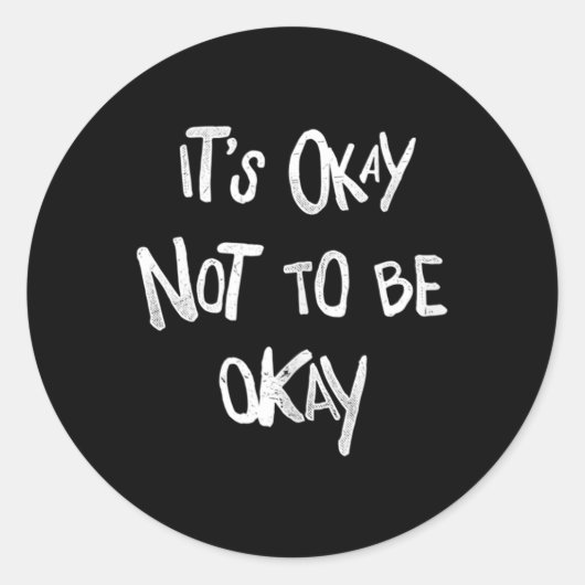 OkはOkはOkはMental Health認識度Ta ラウンドシール (正面)