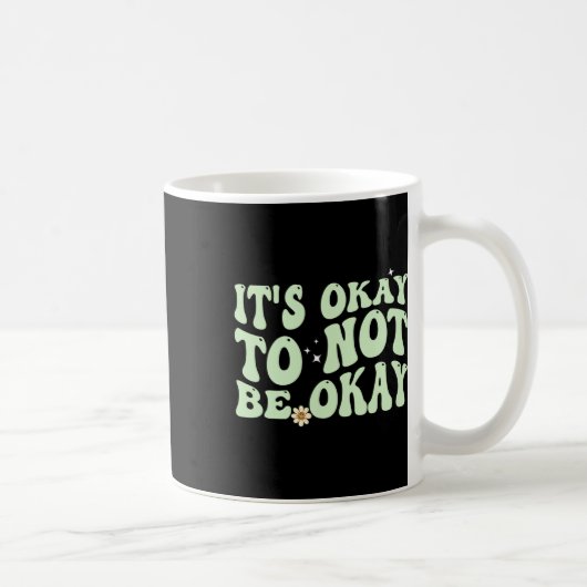 OkはOkはOk精神衛生認識度 コーヒーマグカップ (右)