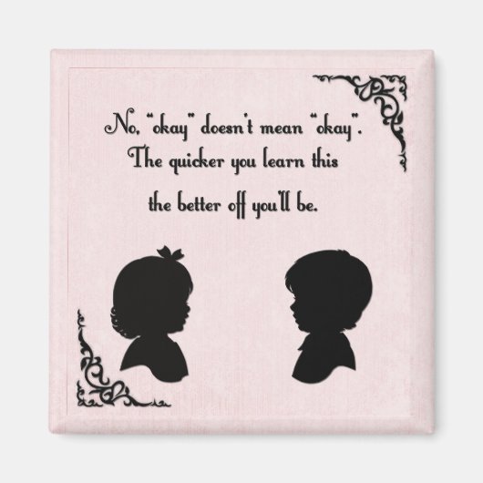 OKはOKマグネットではない マグネット (正面)