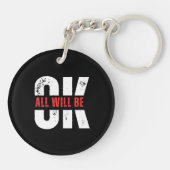 OKアクリルキーチェーン キーホルダー (裏面)