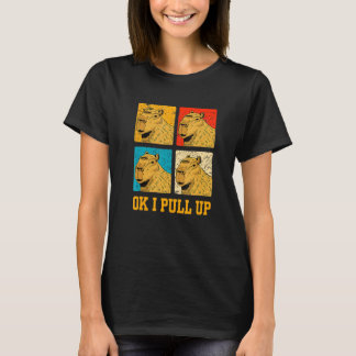 Okキャピバラを引き上げる Tシャツ