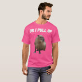 Okキャピバラを引き上げる Tシャツ (正面フル)