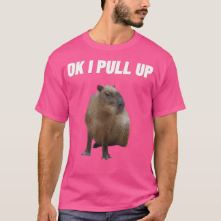 Okキャピバラを引き上げる Tシャツ