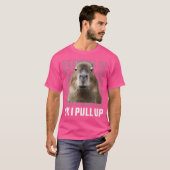 Okキャピバラを引き上げる Tシャツ (正面フル)