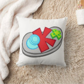 Okゲームスロー黄色 クッション (ブランケット)