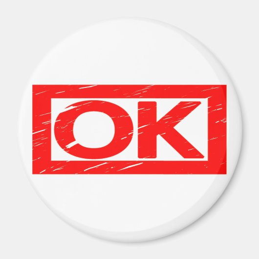 OKスタンプ マグネット (正面)