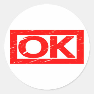 OKスタンプ ラウンドシール