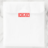 OKスタンプ ラウンドシール (バッグ)