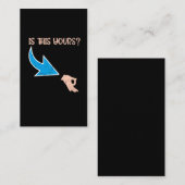 OKハンドいたずらミームコメディアンサークルゲーム 名刺 (正面/裏面)