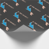 OKハンドクランクミームコメディアンサークルゲーム ラッピングペーパー (角)