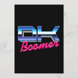 OKブーマー 招待状