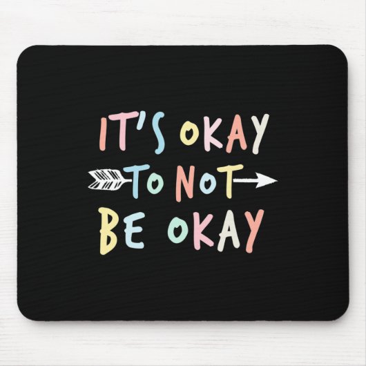 Okメンタルヘルス自殺認識度 マウスパッド (正面)