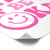 OkレトロGroovyメンタルヘルス認識度 ポスター (角)