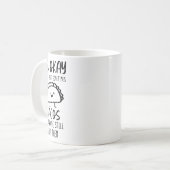 Ok秋離れて時々タコスはメンタルヘルス コーヒーマグカップ (正面左)