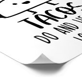 Ok秋離れて時々タコスはメンタルヘルス ポスター (角)