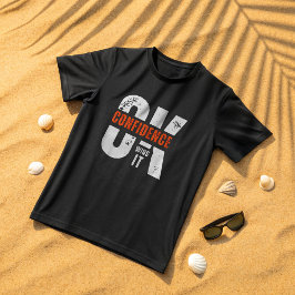 OK自信勝利 – やる気を起こさせるタイポグラフィ Tシャツ