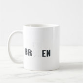 OK見えない男性女性誕生日学校 コーヒーマグカップ (左)