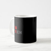OK見えない病気の男性の女性OK コーヒーマグカップ (正面左)