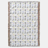 OK間抜けスローの毛布 スローブランケット (正面縦)