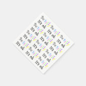 OK間抜け紙のナプキン スタンダードカクテルナプキン (角)